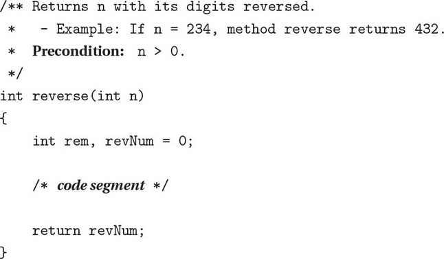 AP Computer Science A Question 24: Answer and Explanation_crackap.com